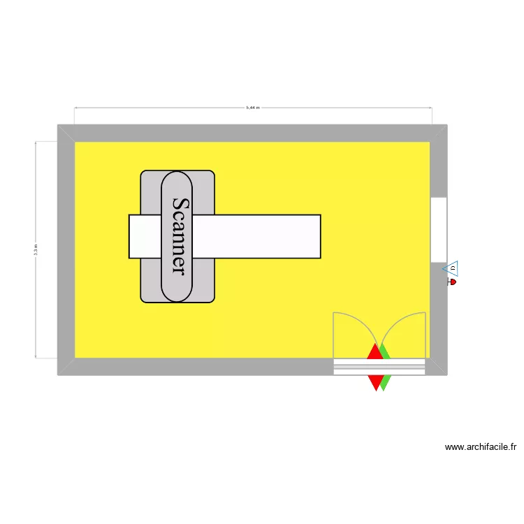 Scanner P20. Plan de 1 et 18 m² Scanner P20. Plan de 1 et 18 m²