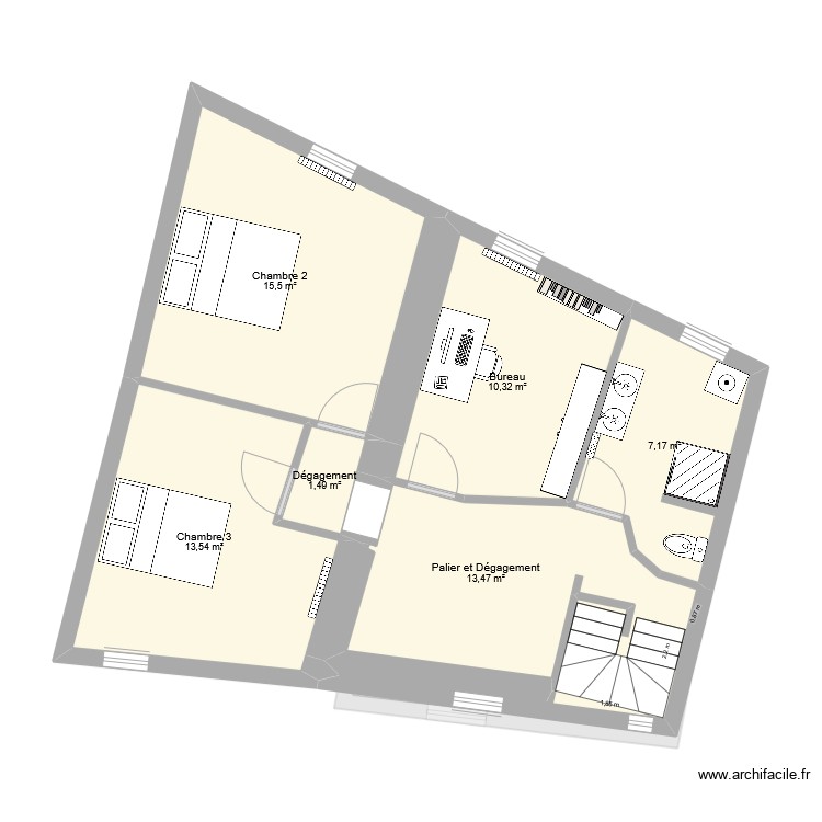 Petite maison. Plan de 0 pièce et 0 m2