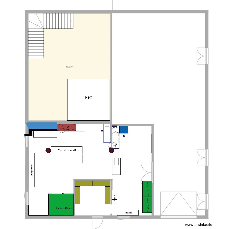 Local Pro SADLR 4. Plan de 0 pièce et 0 m2