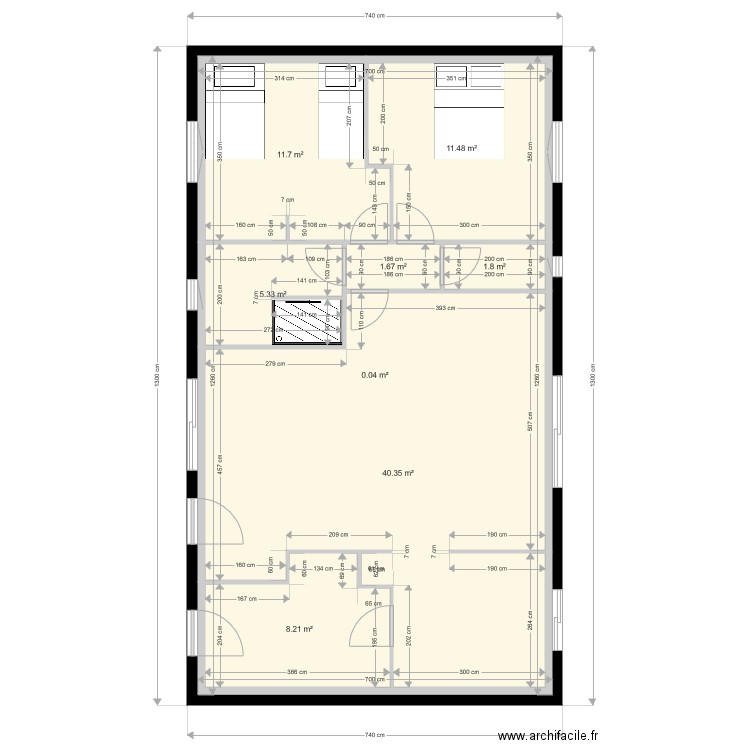 CASTEL DECHE. Plan de 0 pièce et 0 m2