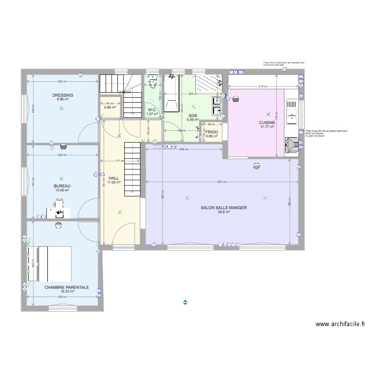 moretti. Plan de 0 pièce et 0 m2