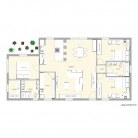 maison 110m carré avec terrasse parentale