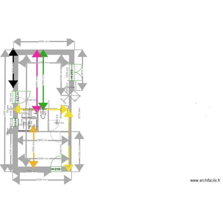 PLAN FACADE OUEST 21122020 A3. Plan de 0 pièce et 0 m2