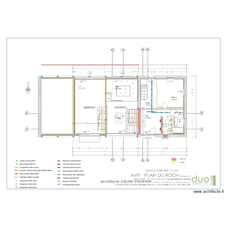 SCHORR RDC. Plan de 0 pièce et 0 m2