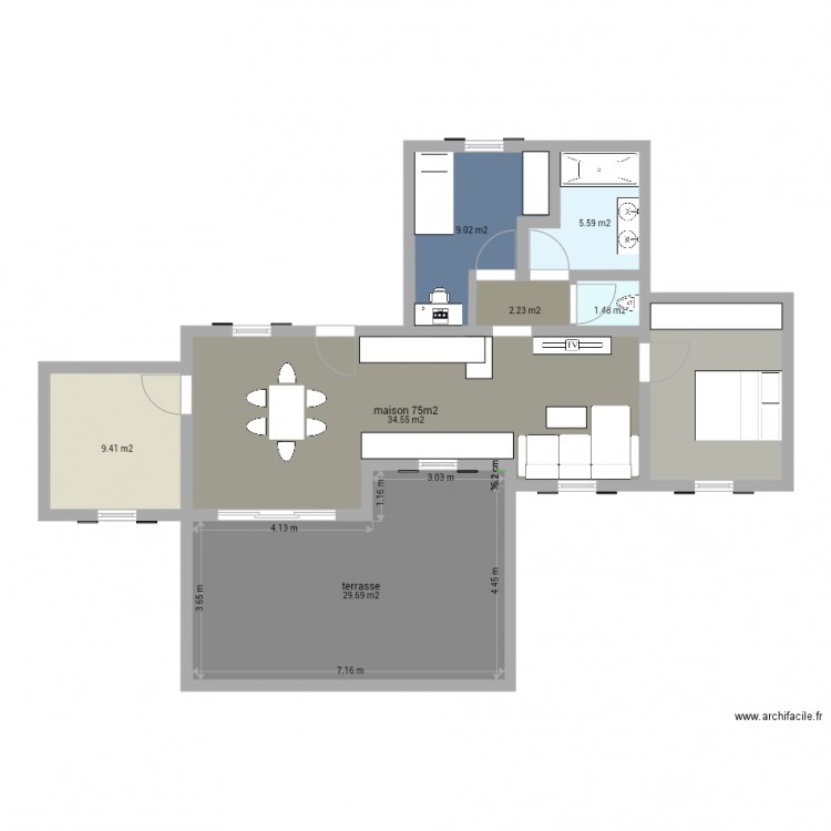 claude973 16. Plan de 0 pièce et 0 m2