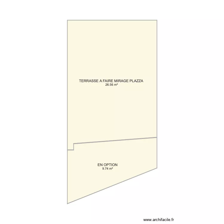MIRAGE PLAZZA NYKE. Plan de 
