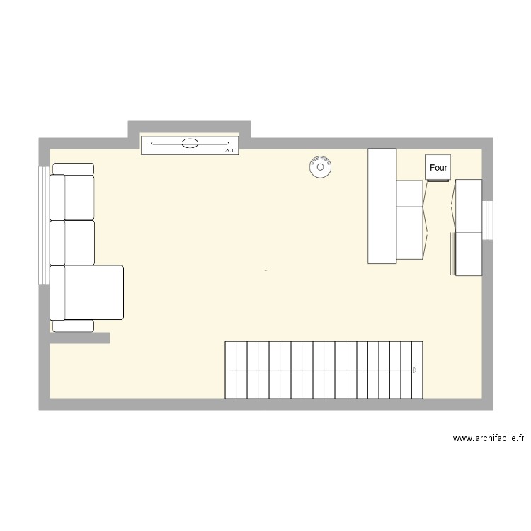 maison sandra. Plan de 1 pièce et 57 m2