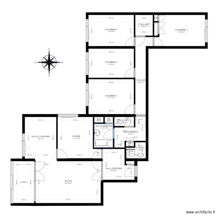 La Bruyère. Plan de 0 pièce et 0 m2