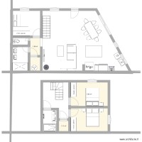 plan maison etage 1