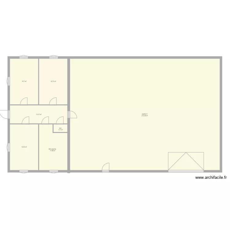 DEPOT CHATEAUGAY . Plan de DEPOT CHATEAUGAY . Plan de