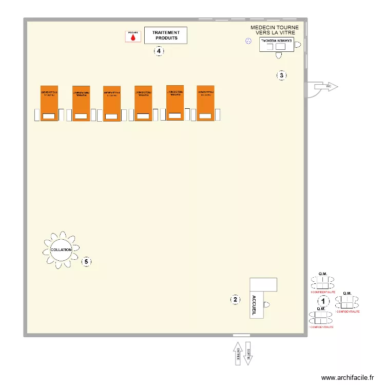 IGRETEC. Plan de 1  et 225 m²