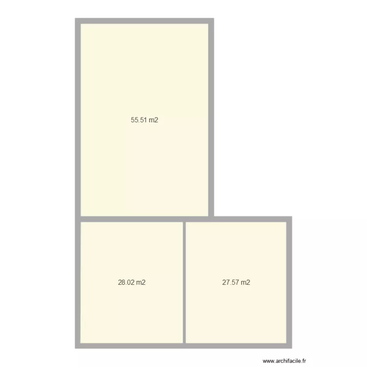 plan grenier . Plan de 