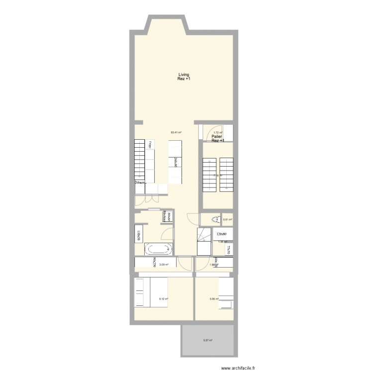 Marie José Rez1 New. Plan de 0 pièce et 0 m2