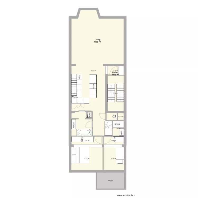Marie José Rez1 New. Plan de 0 pièce et 0 m2 Marie José Rez1 New. Plan de 0 pièce et 0 m2