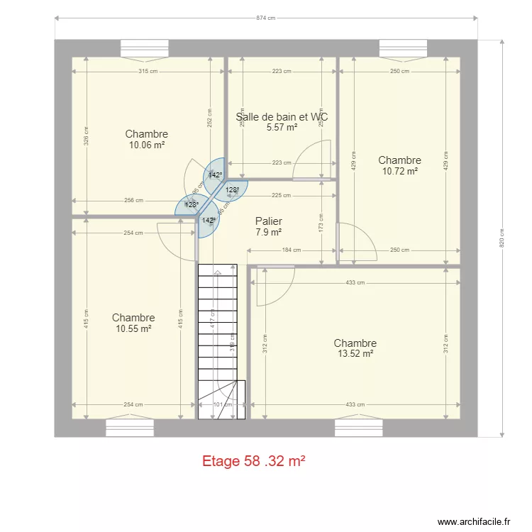 vellumylum etage plailly. Plan de 