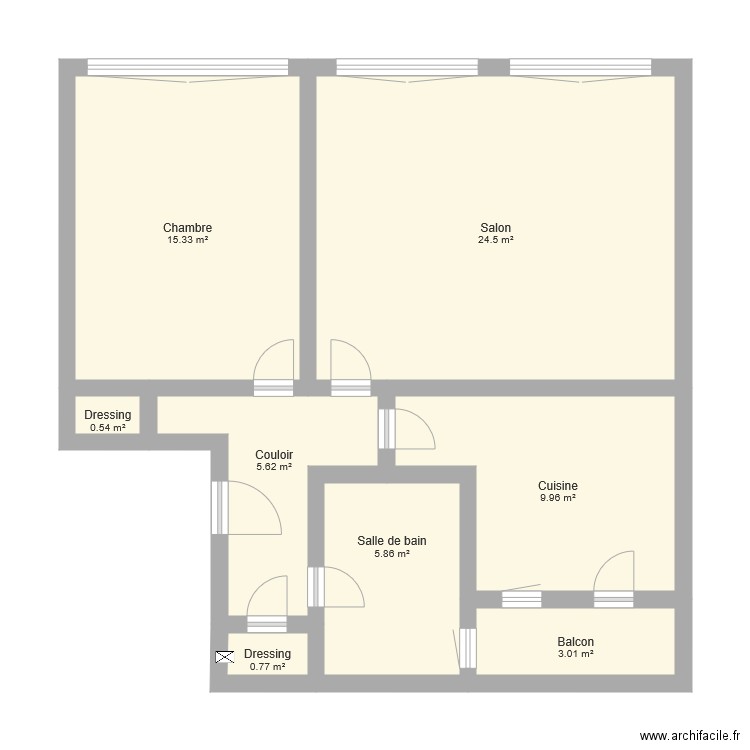 Appartement. Plan de 0 pièce et 0 m2