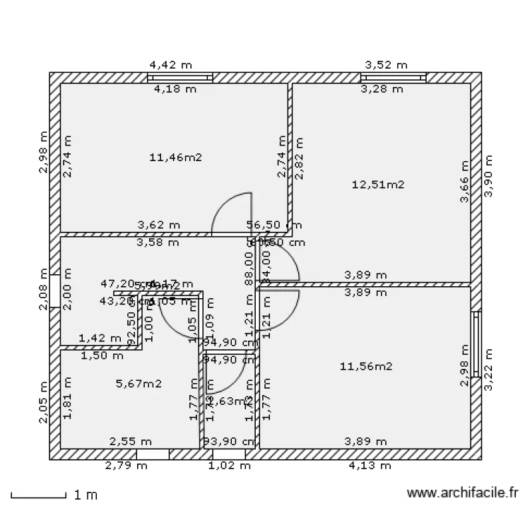 11 MAI 1ER ETAGE. Plan de 11 MAI 1ER ETAGE. Plan de