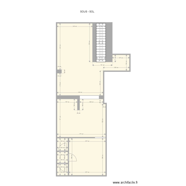 240 saint denis sous sol. Plan de 0 pièce et 0 m2