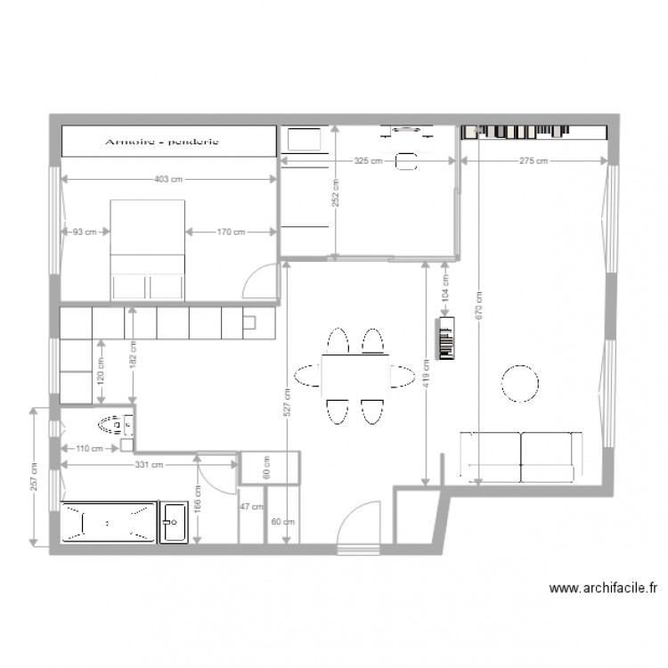 projet 1 carine renaudin 7 février. Plan de 0 pièce et 0 m2