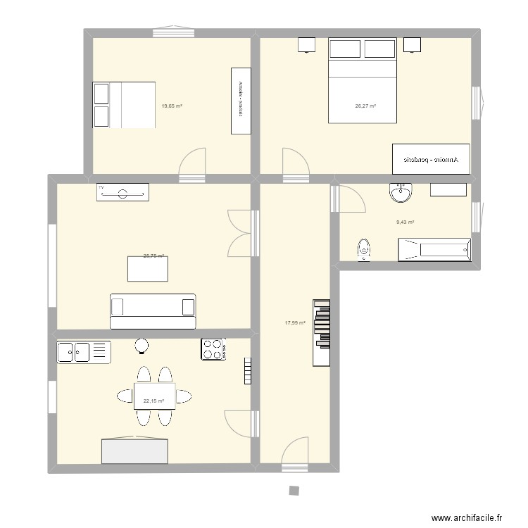 doosier E13. Plan de 0 pièce et 0 m2