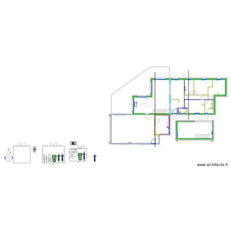 Maison La Rochette. Plan de 0 pièce et 0 m2