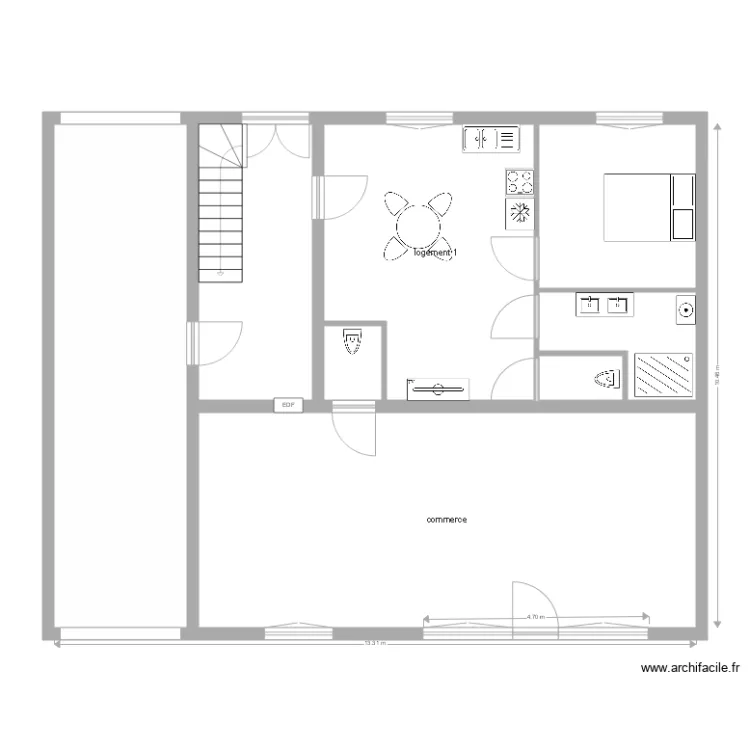 corcieux RDC Nouveau 1. Plan de 