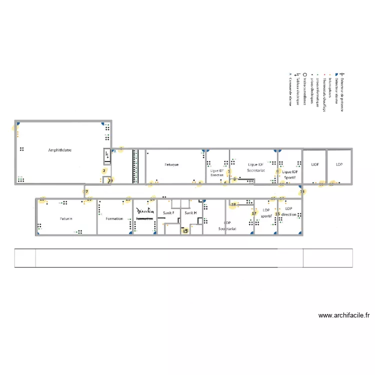 CNEF FFGOLF. Plan de 