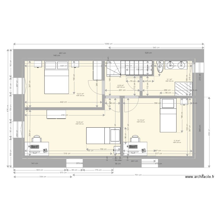 ANAIS BAT1 ETAGE V6 DO 2018 05 04. Plan de 0 pièce et 0 m2