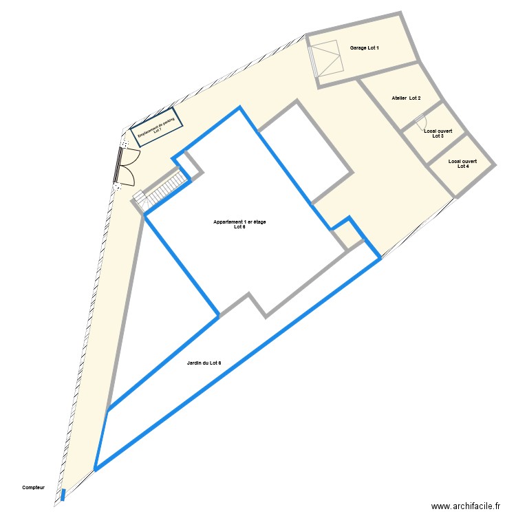 GHIGO MASSE lot 6. Plan de 0 pièce et 0 m2