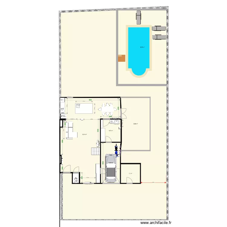 petunias essai. Plan de 