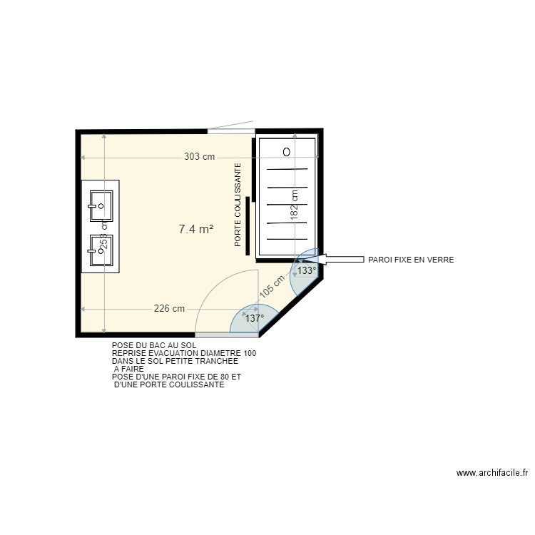 CAILLERET NICOLAS . Plan de 0 pièce et 0 m2