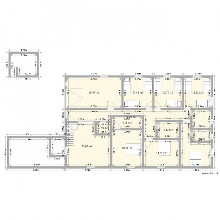 maison RDC Kamion. Plan de 0 pièce et 0 m2
