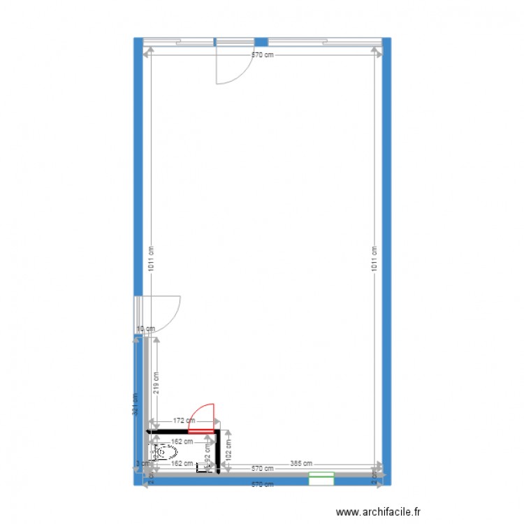 BOUCHERIE SIN LE NOBLE PROJET. Plan de 0 pièce et 0 m2