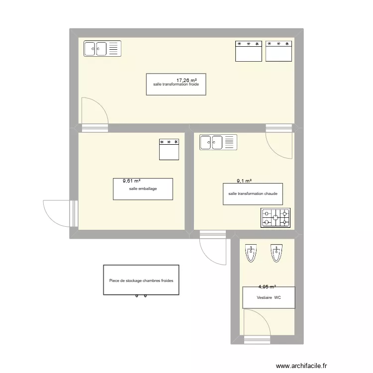 maison vermenton. Plan de 