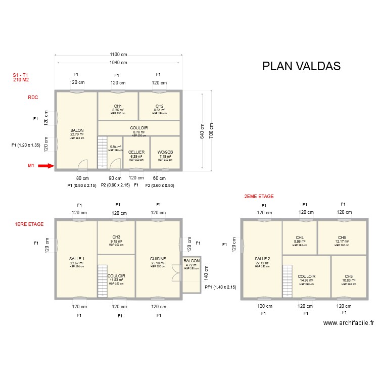 PLAN VALDAS. Plan de 0 pièce et 0 m2