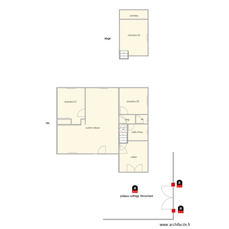 roche 1381 am. Plan de 0 pièce et 0 m2