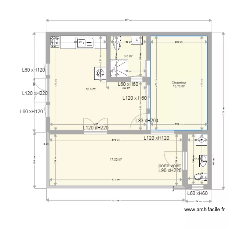 F2 rez de jardin  FINAL 2. Plan de 