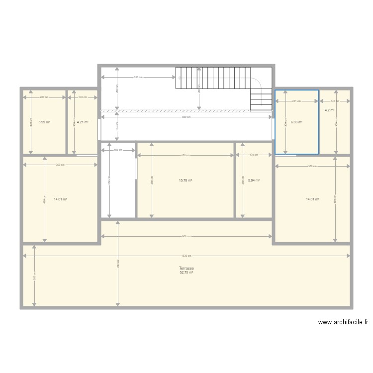 Plan brut v4. Plan de 0 pièce et 0 m2