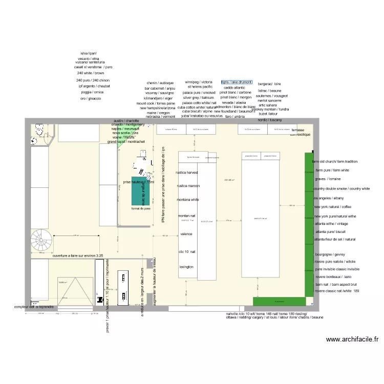 implantation seb . Plan de 