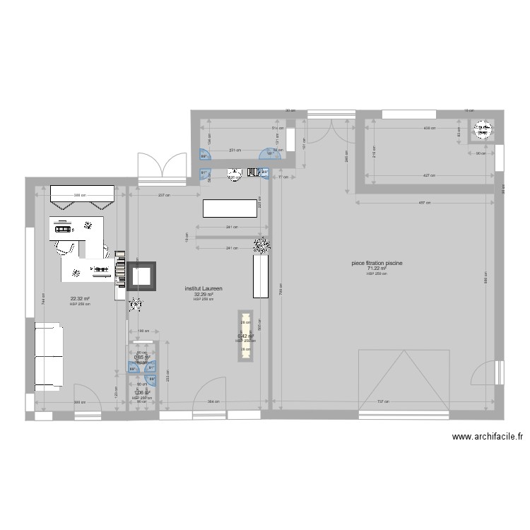 institut laureen. Plan de 0 pièce et 0 m2