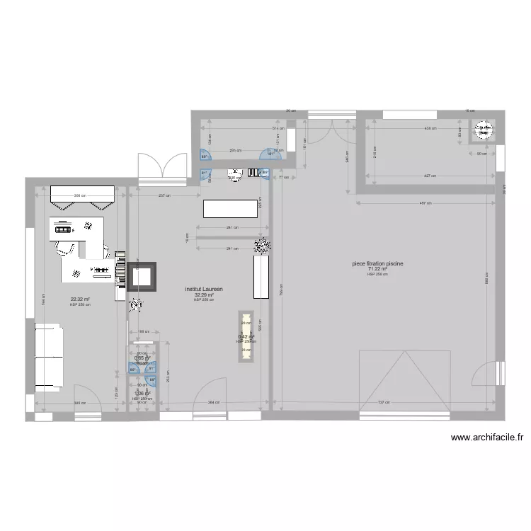 institut laureen. Plan de 