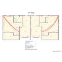 plan immeuble  / 4 lots  RDC PRISES
