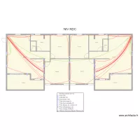 plan immeuble  / 4 lots  RDC PRISES