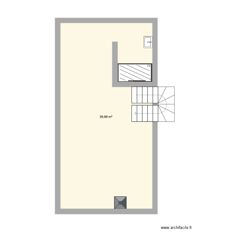 comble 1. Plan de 0 pièce et 0 m2