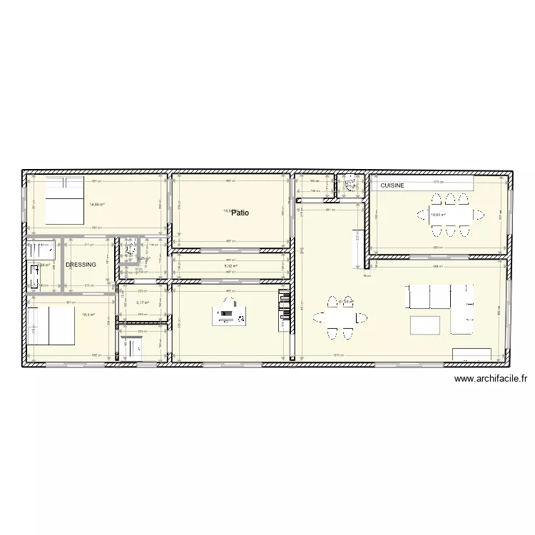 FAURITE  ROMANS . Plan de 