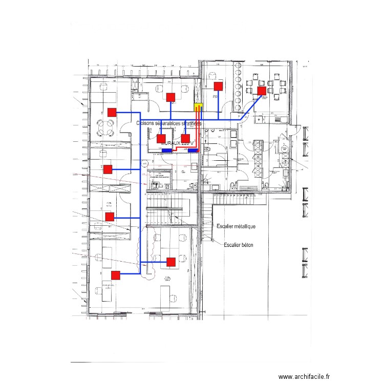 CALLAC RDC reseaux clims. Plan de 0 pièce et 0 m2
