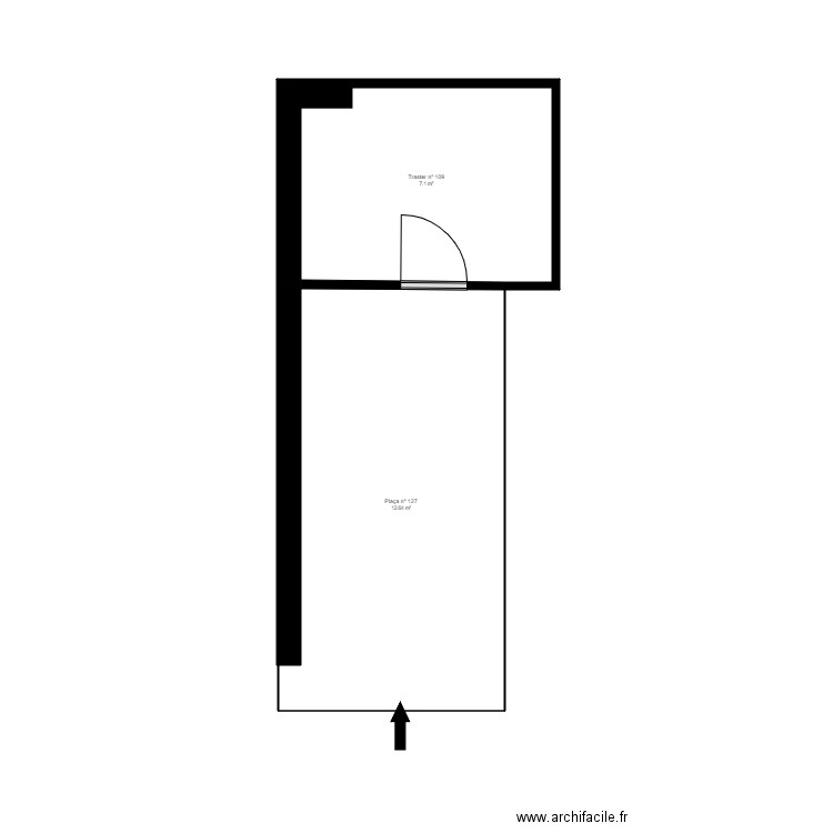 A-TOWER, ED. TORRE, 8-1. ESCALDES. Plan de 2 pièces et 20 m2