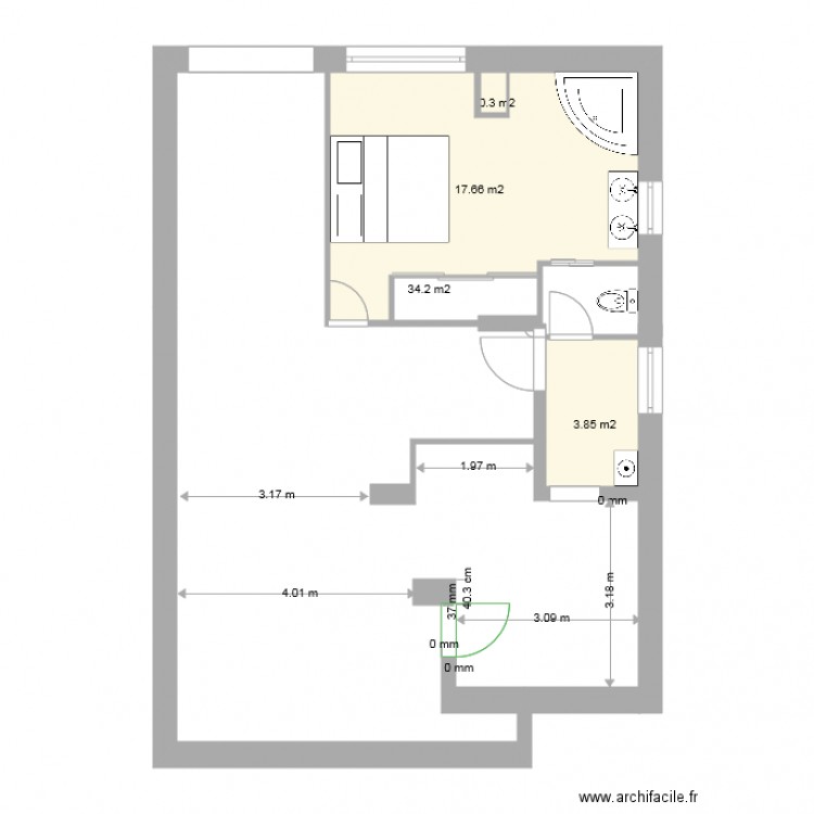 rdc. Plan de 0 pièce et 0 m2