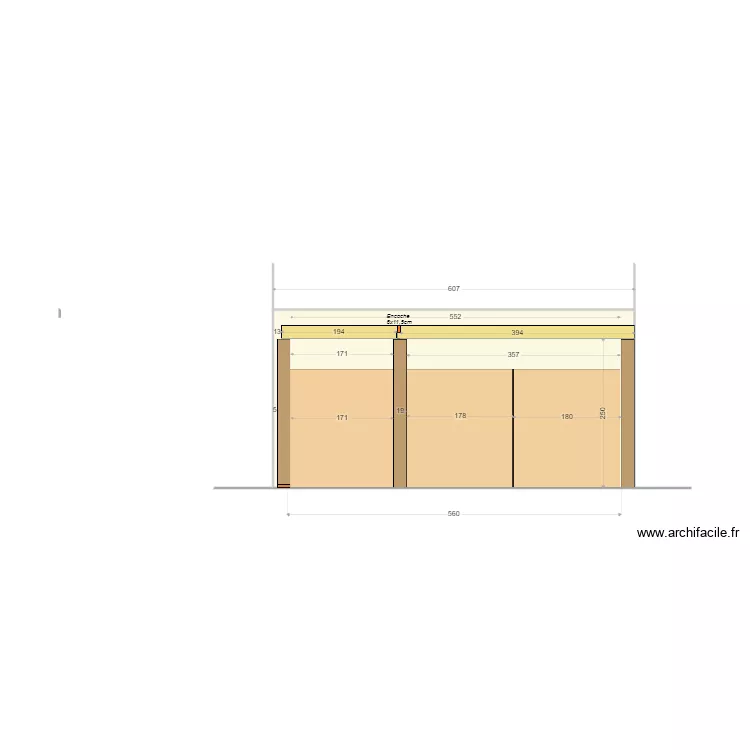 Arche milieu 02. Plan de 