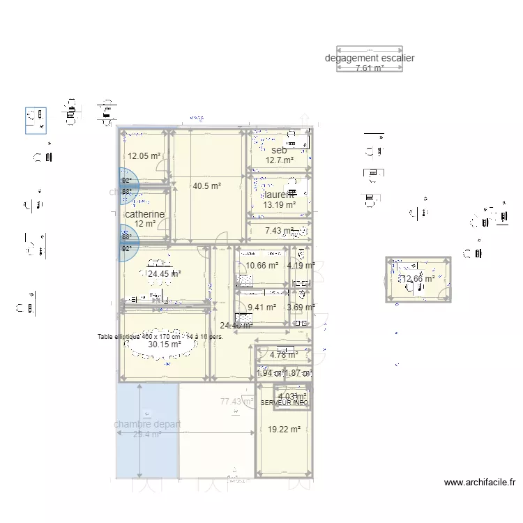 plan montussan v13 bis rdc test etage. Plan de 